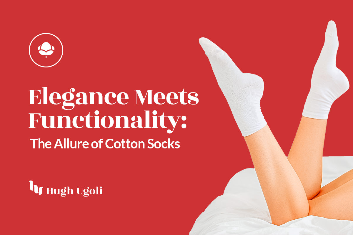 Elegance Meets Functionality Cotton Sock Allure Hugh Ugoli Socks 8183