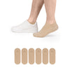 Non-Slip Men's Bamboo No-Show Socks (Only Size 11-13), 6 Pairs