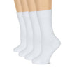 Casual Women's Cotton Dress Crew Socks, 4 Pairs