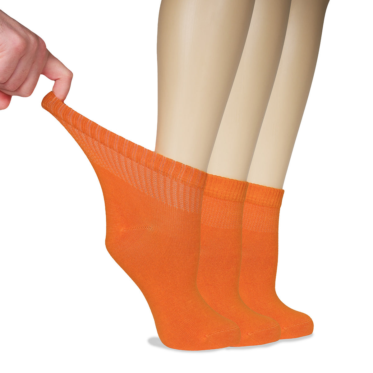 Women's Comfortable Diabetic Bamboo Ankle Socks (3 Pairs) – Hugh
